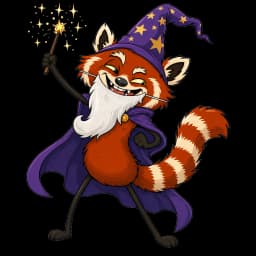 Tembii dressed as a wizard