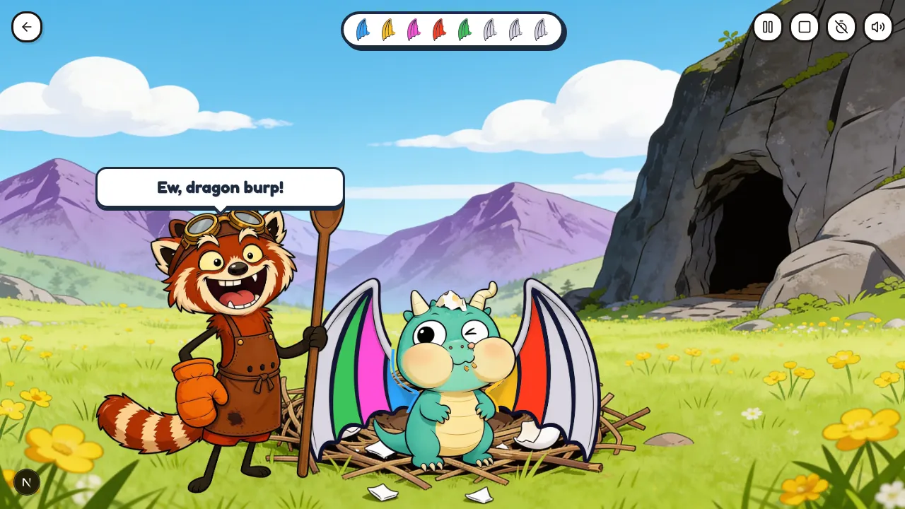 Baby Dragon gameplay screenshot