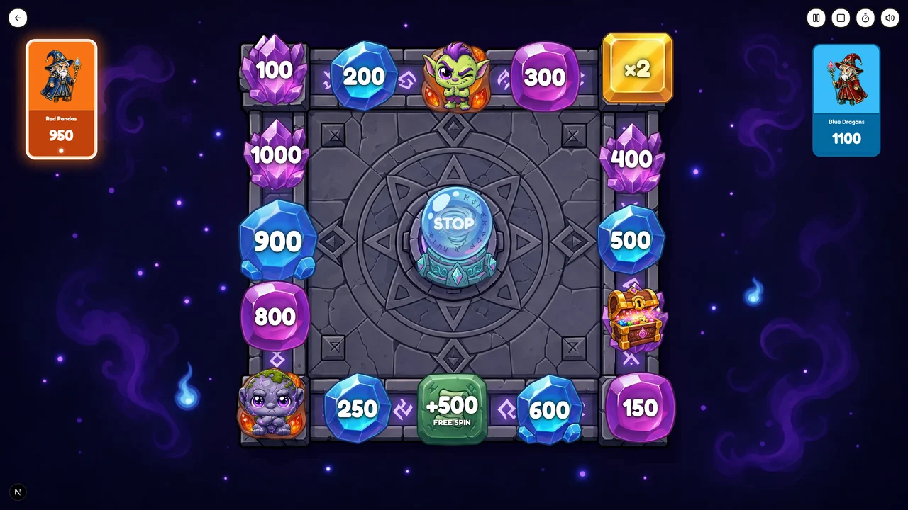 Wizard's Spell Wheel gameplay