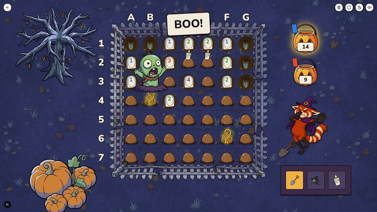Graveyard Dig gameplay screenshot