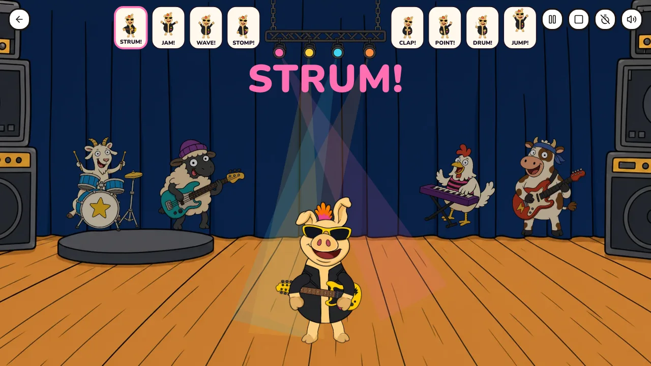 Hog Rock gameplay screenshot