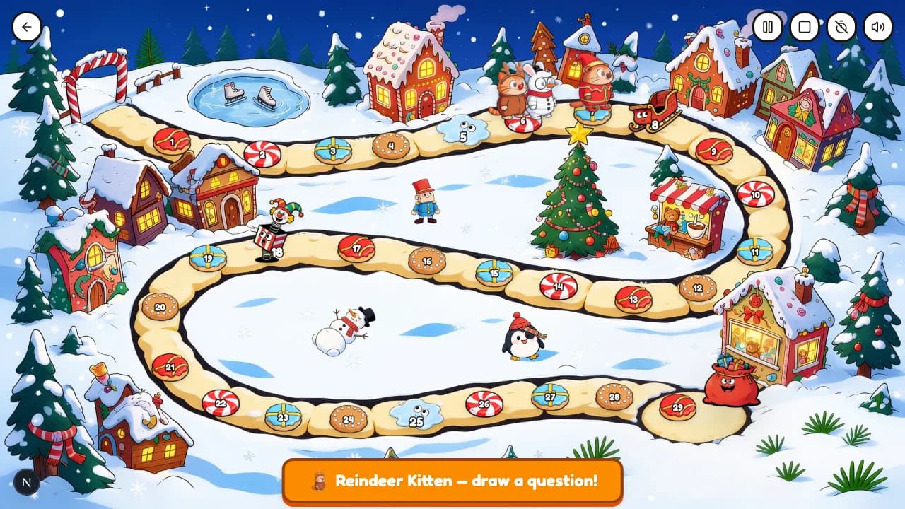 Jingle Bell Trail gameplay screenshot