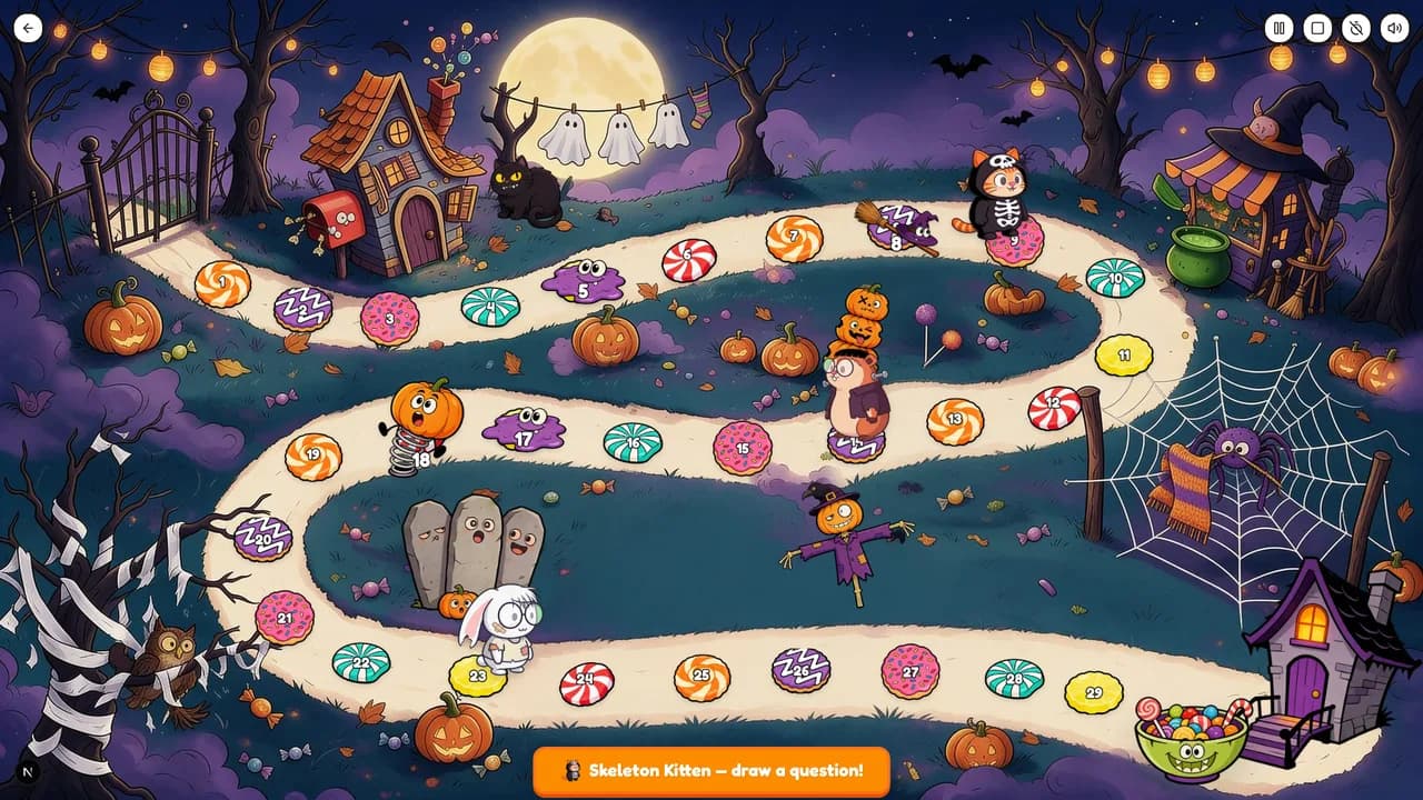 Trick-or-Treat Trail gameplay screenshot
